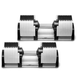 Weekly Favorite SMRTFT Nobells - 5-80lb Adjustable Dumbbell Pair - Ash Must-Have, Manual treadmill, Medicine Balls, Biodegradable resistance bands