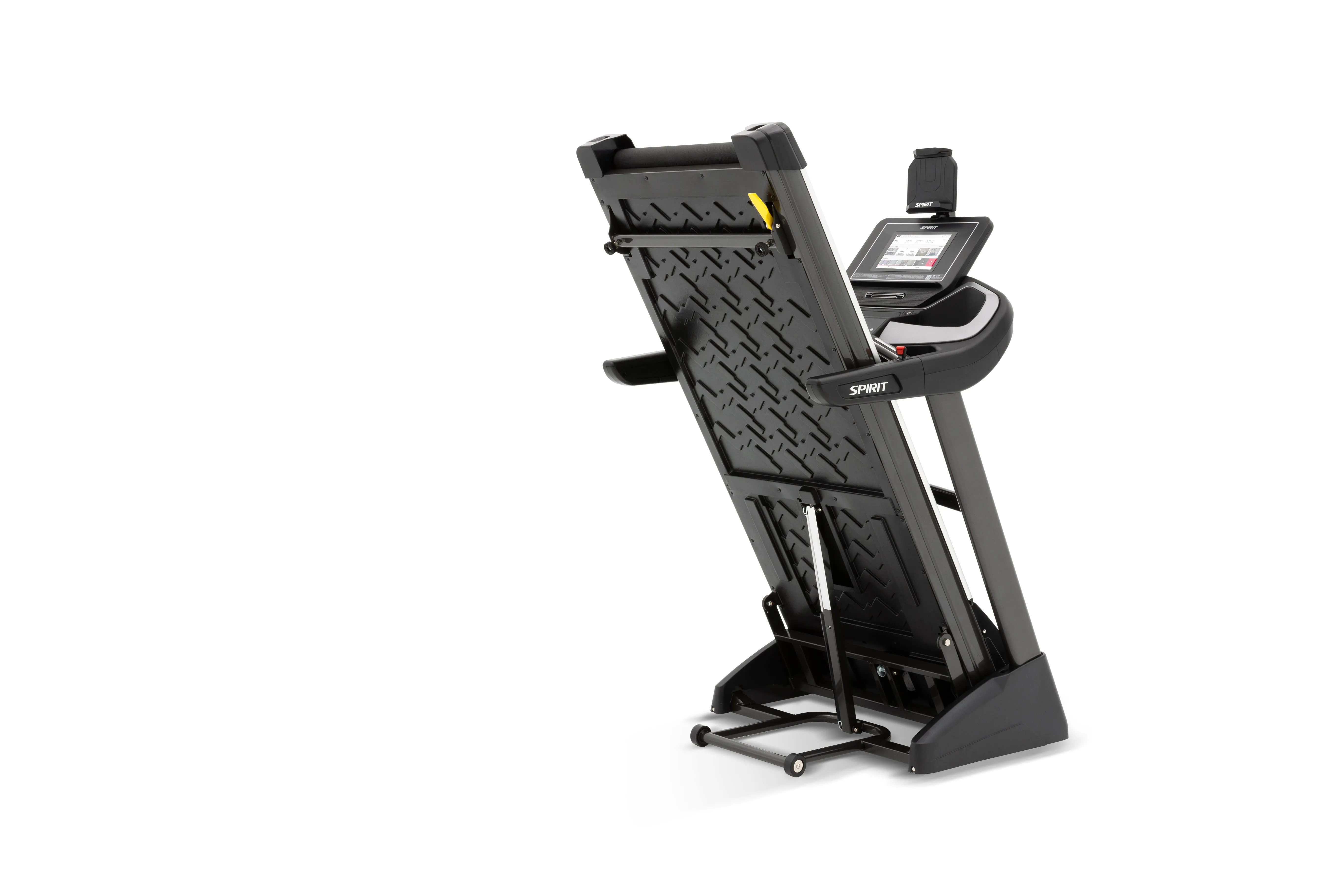 Spirit XT485-ENT Folding Treadmill, BCAA powder, Kettlebell set