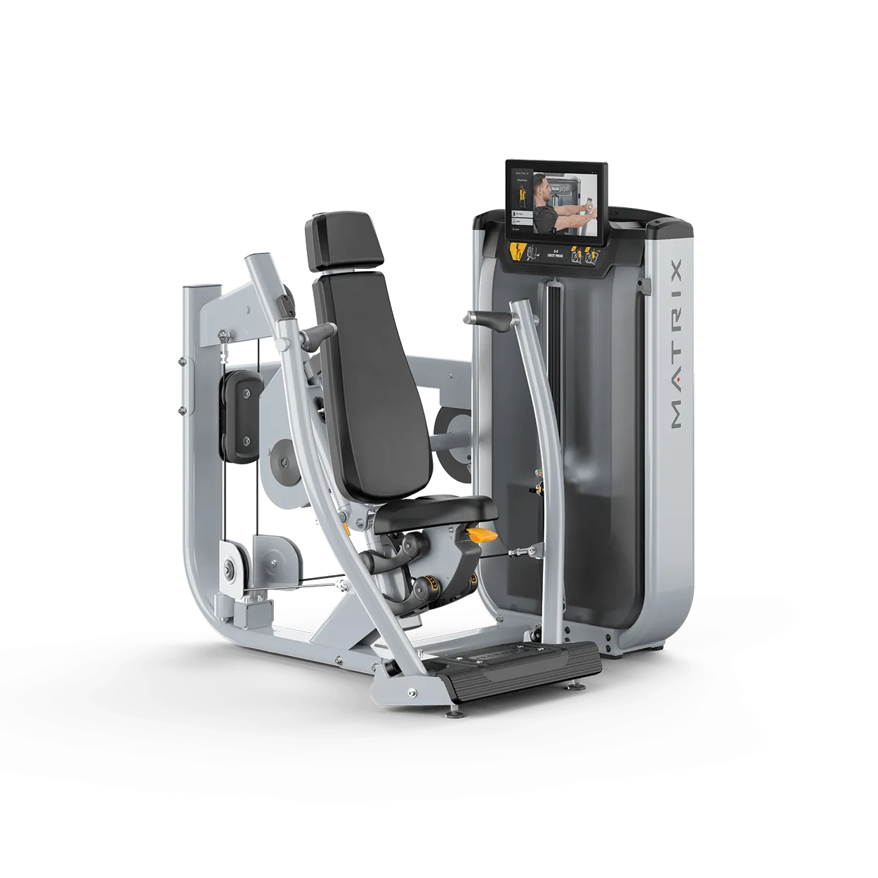 Ultra Converging Chest Press, Rollers, Cable Systems