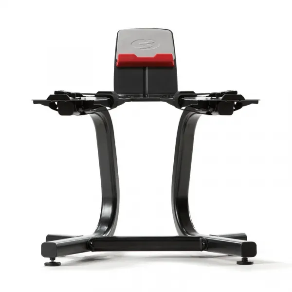 Bowflex SelectTech Dumbbell Stand with Media Rack, Vibration plate machine, Cardio Accessories, Rebounders