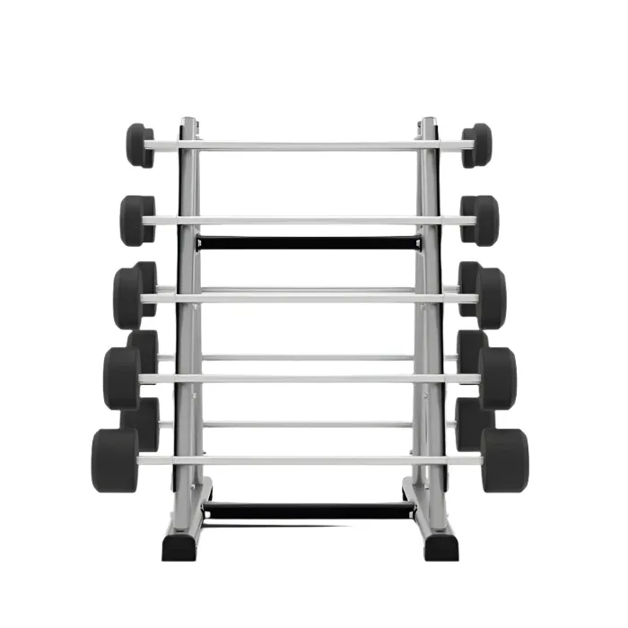 Exigo 10 Bar Double Sided Barbell Rack, Treadmill for home