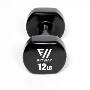 While Supplies Last Fitway Vinyl Dumbbell - 12lb. Smart Pick, Sports bras high impact