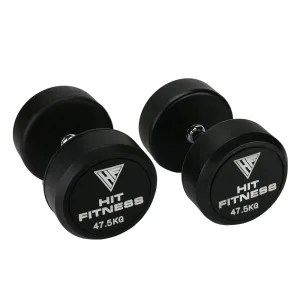 While Supplies Last Hit Fitness Round Rubber Dumbbells | 47.5kg Just Arrived, Upper Body Machines