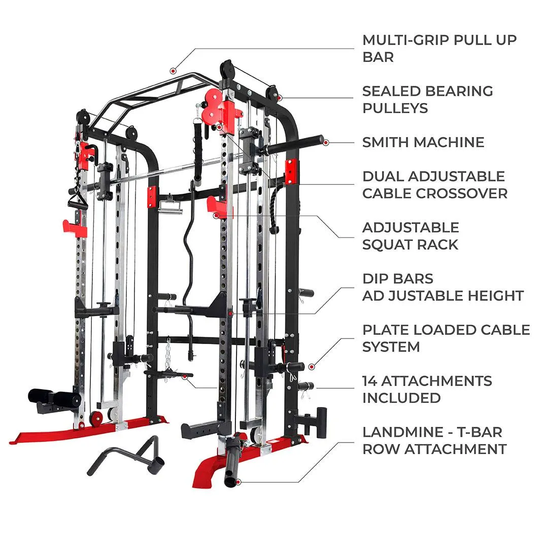 Impact Fitness MF5 Multi Trainer   Attachments   Adjustable Bench, Vibration plate machine