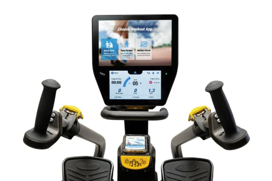 NuStep T6PRO Recumbent Elliptical Stepper Cross-Trainer, Compression leggings
