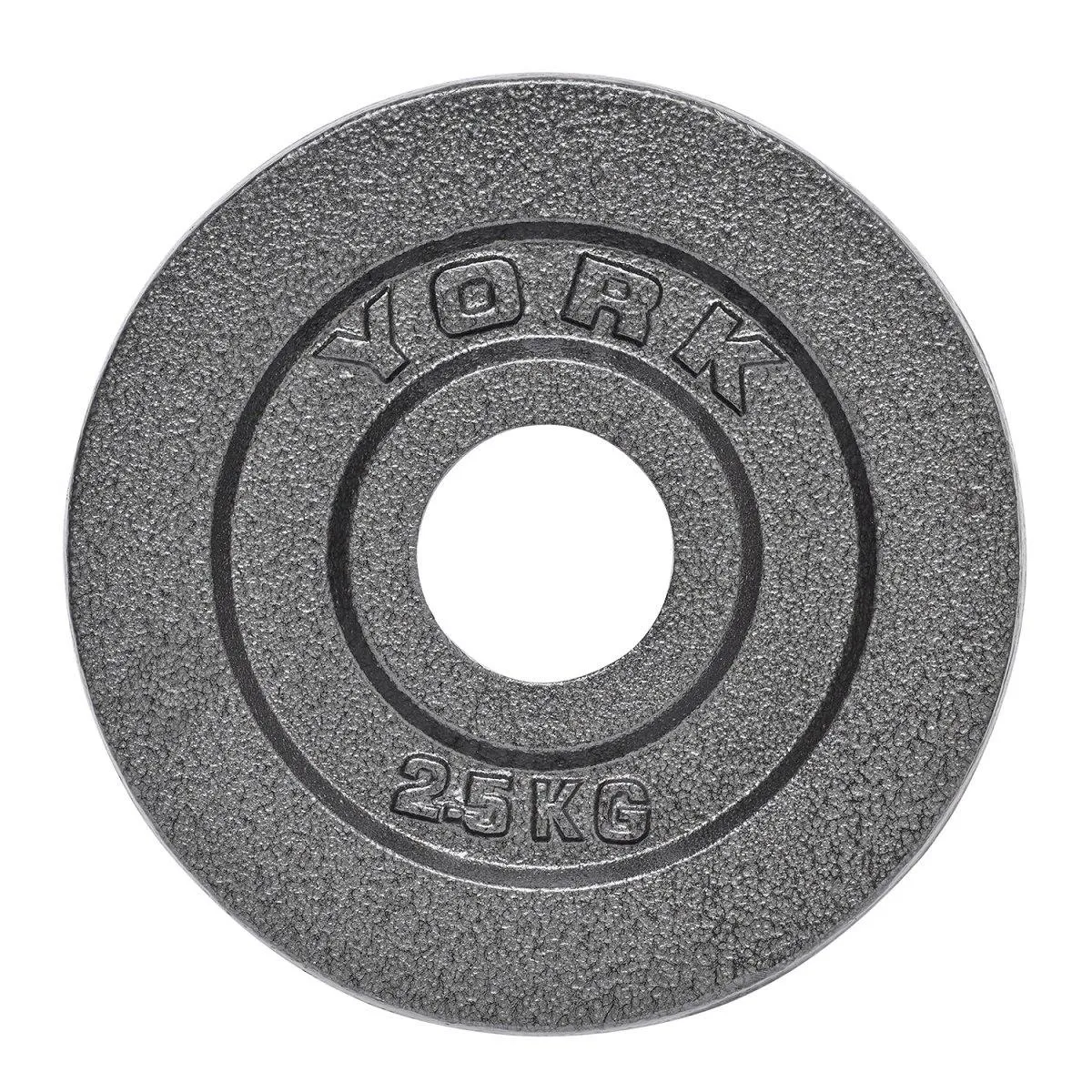 York Barbell Olympic 2" Hammertone Cast Iron Weight Plates, GHD,Core Trainers