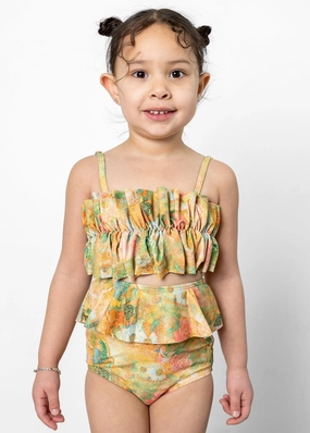 Wonderland Floral | Mini Peplum Bottoms