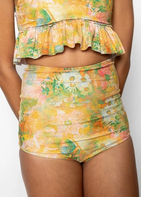 Wonderland Floral | Youth High-Waisted Bottoms