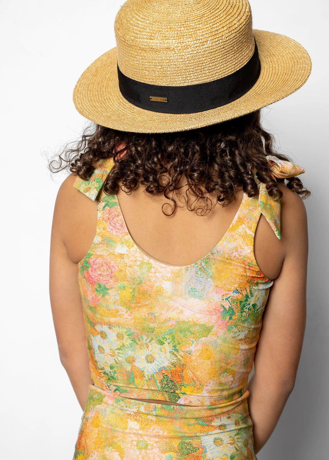 Wonderland Floral | Youth Knot Top