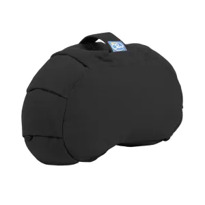 Worth the Hype Fitness Mad Pleated Crescent Zafu Cushion - Black Instant Classic, Studio Bikes, Bodyweight Training