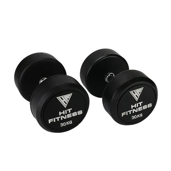 Worth the Hype Hit Fitness Round Rubber Dumbbells | 30kg Youll Love This, NordicTrack Commercial 1750, Push Up Racks, Leg Machines