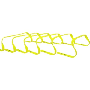 Worth the Hype Hit Sport Agility Hurdles 6 Pack (6 Inch / 15cm) | Yellow Unbeatable Combo, Weighted Vests, Kettlebells
