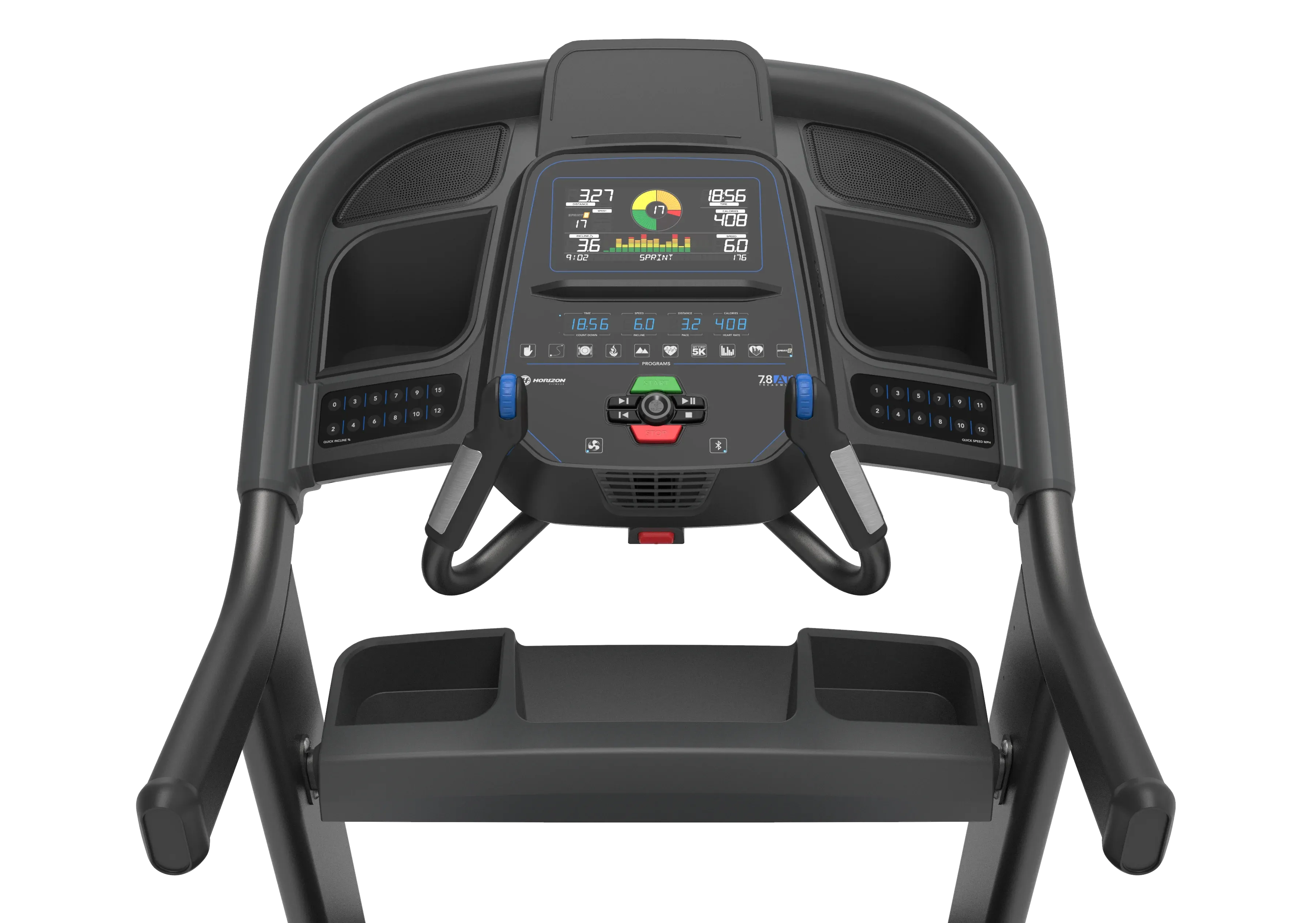 Horizon 7.8 AT Treadmill, Rower Accessories, Gym equipment mat flooring