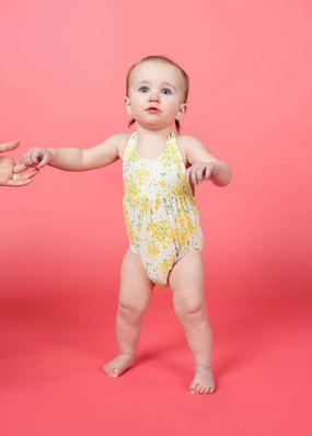 Yellow Meadow | Baby Romper One-Piece
