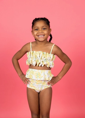 Yellow Meadow | Mini Peplum Bottoms