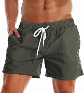 YnimioAOX Men's Swim Trunks Quick Dry Beach Shorts Swimwear Bathing Suit