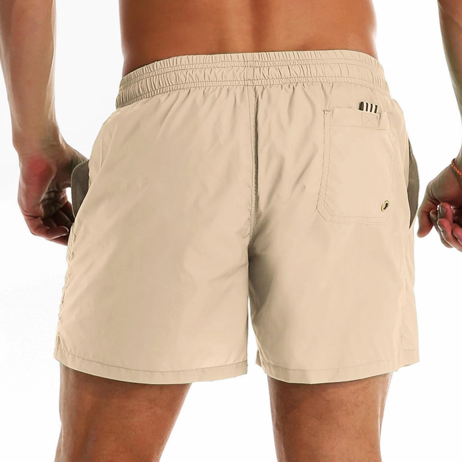 YnimioAOX Men's Swim Trunks Quick Dry Beach Shorts Swimwear Bathing Suit