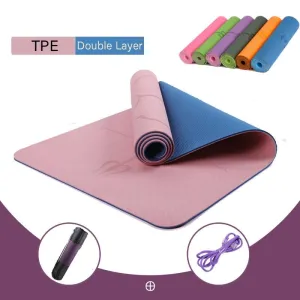 You Deserve This 6 mm Two Tone Fitness Mat Dont Miss, Rollable Sled Track