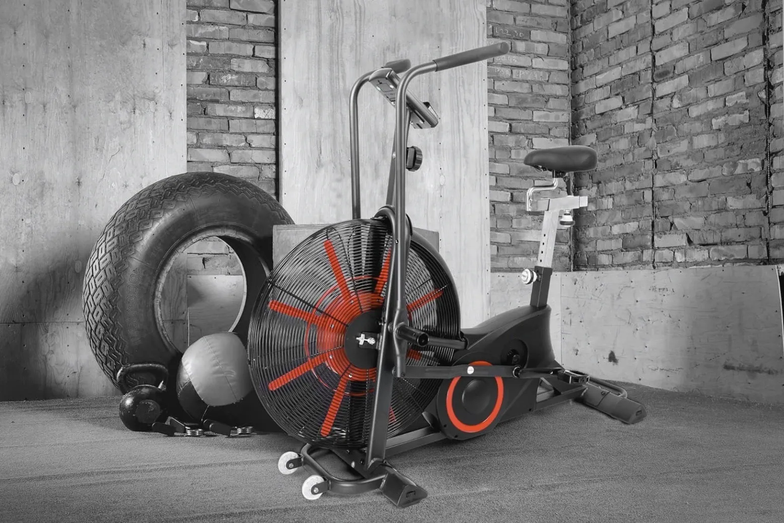 California Fitness AB5 Air Exercise Bike (SUMMER SALE), Olympic Frisbee Set (With Stand), Ab Wheel