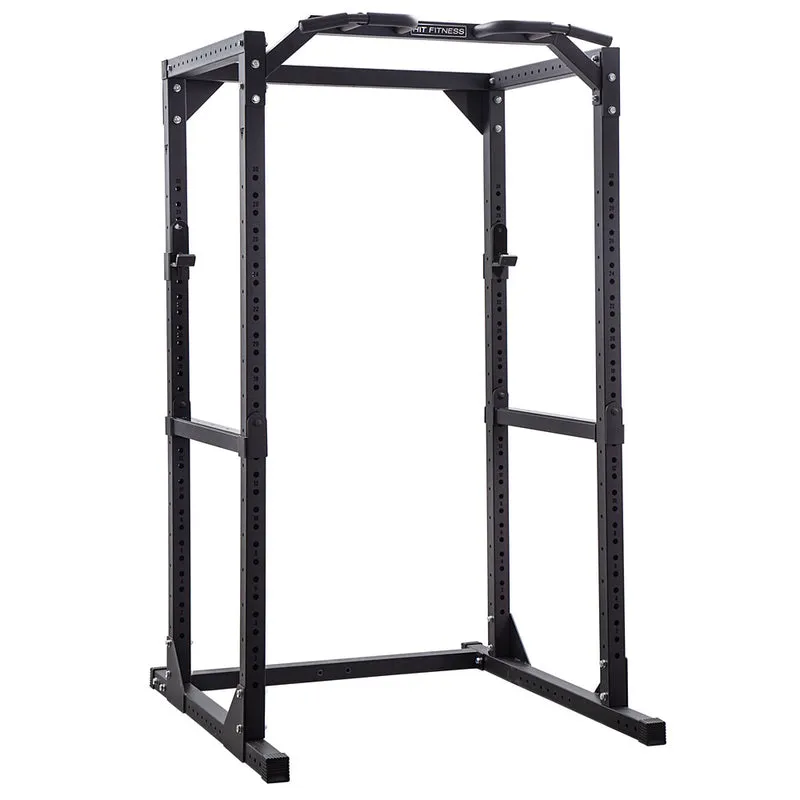 Hit Fitness Athletic Pack Plus 120kg | Rack - Bench - Black Bumper Plates, Olympic Frisbee And Barbell Set, Balance board for kids