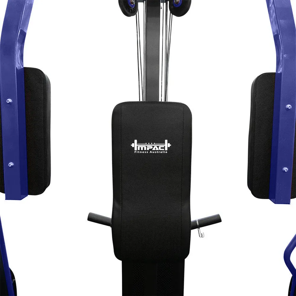 Impact Fitness SM8 Multi-Functional Trainer   Adjustable Bench   Leg Developer, Weight plate storage pegs, GPS running watch