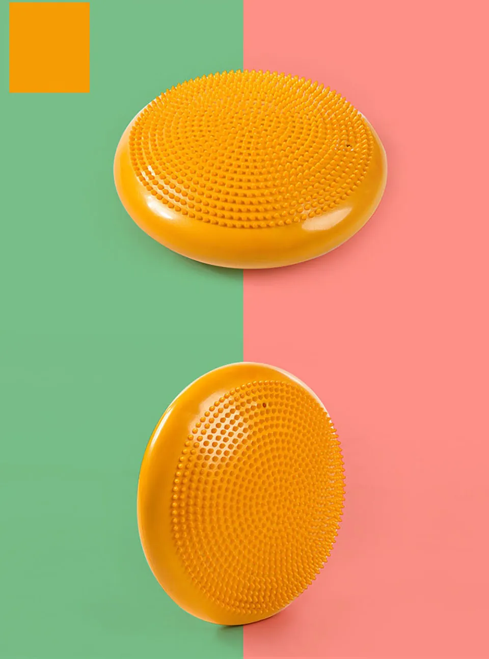 Inflatable Balance Massage Disk, Fixed Barbell Set (With Stand)