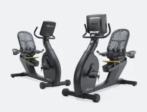 You Deserve This Intenza 450 i2S Series Recumbent Bike Moving Fast, Yoga mat thick