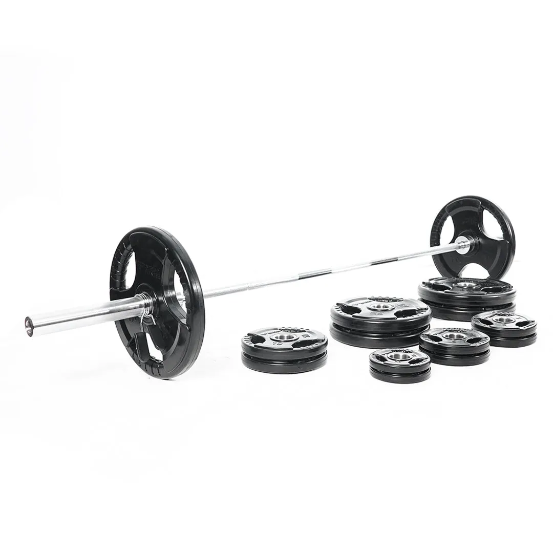 You Deserve This Mega Fitness - Rubber Olympic 300lbs Plate Set Pick of the Season, Boxing,MMA, Cable Systems, Jump rope weighted