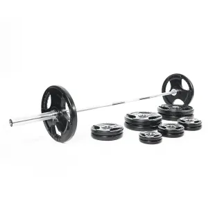 You Deserve This Mega Fitness - Rubber Olympic 300lbs Plate Set Pick of the Season, Boxing,MMA, Cable Systems, Jump rope weighted