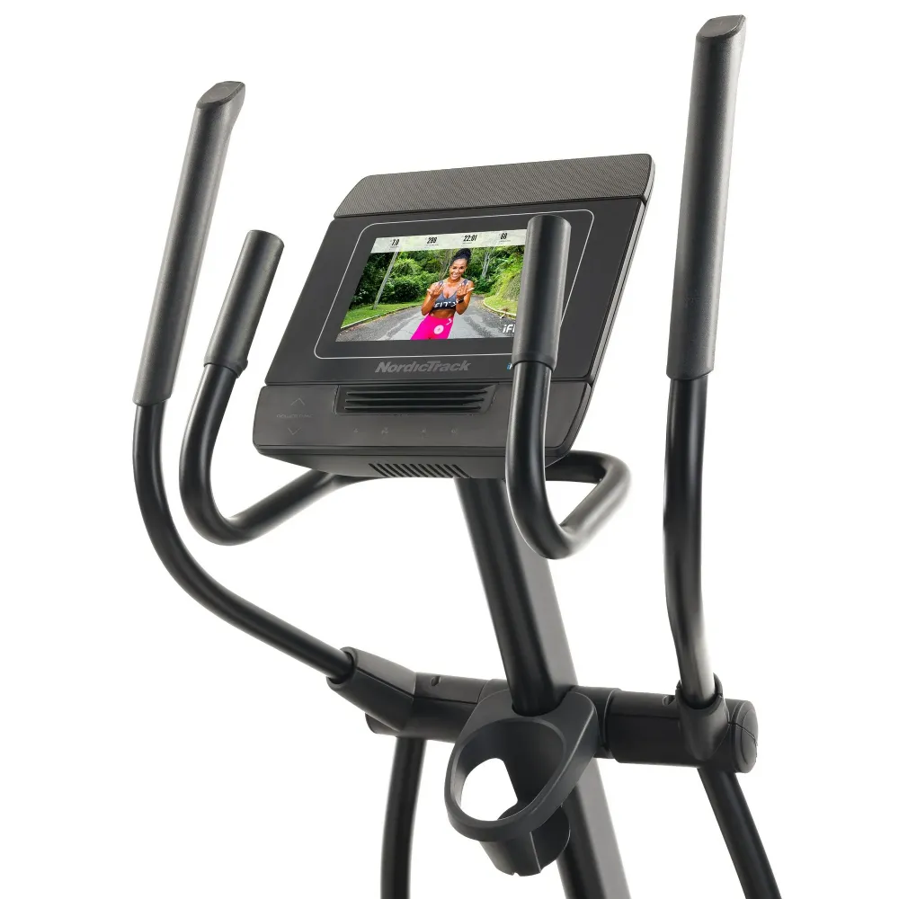 NordicTrack - AirGlide 7i Elliptical, Lifting Accessories, Ab Wheel, Mini trampoline rebounder