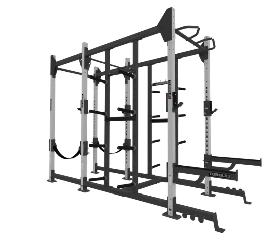 You Deserve This TORQUE Fitness FOOT 4x10 ft Siege Combination Rack Just for You, Kettlebells, Leg Curls,Extensions,Calf Presses
