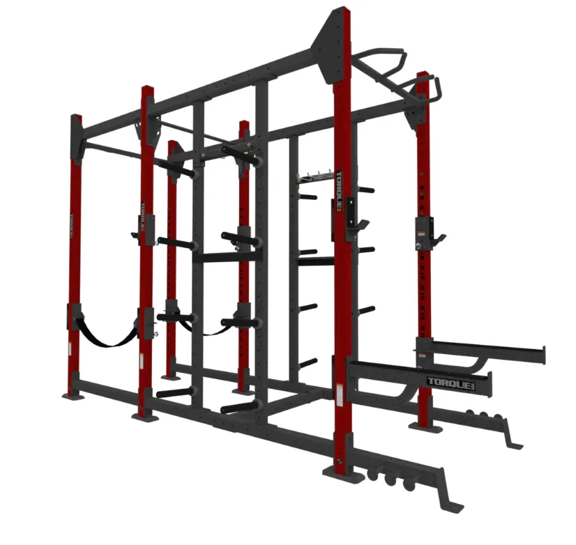 TORQUE Fitness FOOT 4x10 ft Siege Combination Rack, Plate Loaded Equipment, Ellipticals
