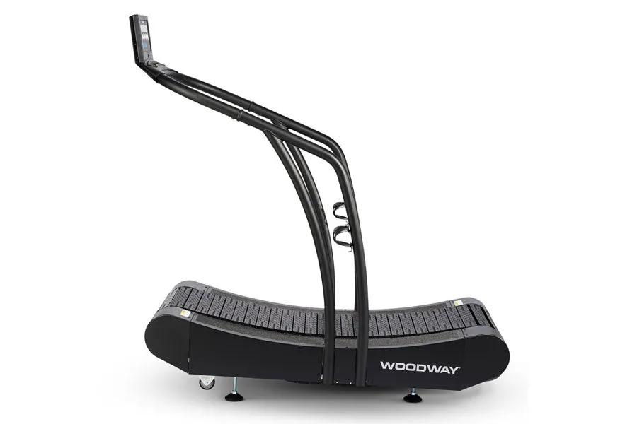Woodway Curve Treadmill, Dual Stations, Rowing machine for small spaces