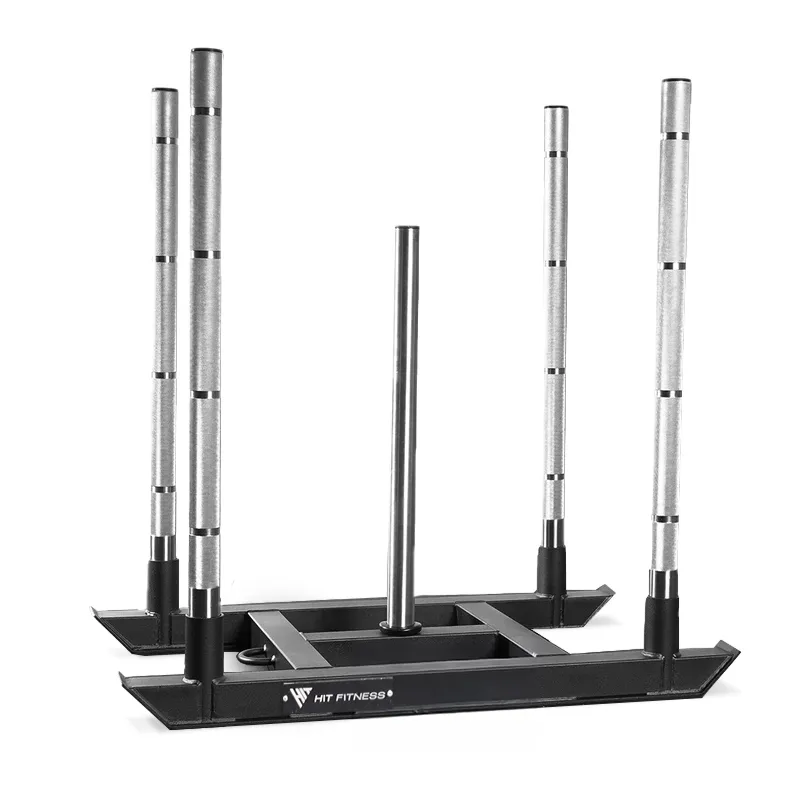 Hit Fitness Black Power Sled, Protein shaker bottle, Low impact cardio machine