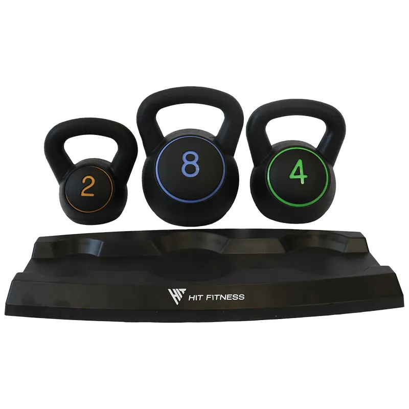 Hit Fitness Kettlebells with Storage Tray | 2kg, 4kg and 8kg, Kettlebell set, Electrolyte tablets, Jump Ropes