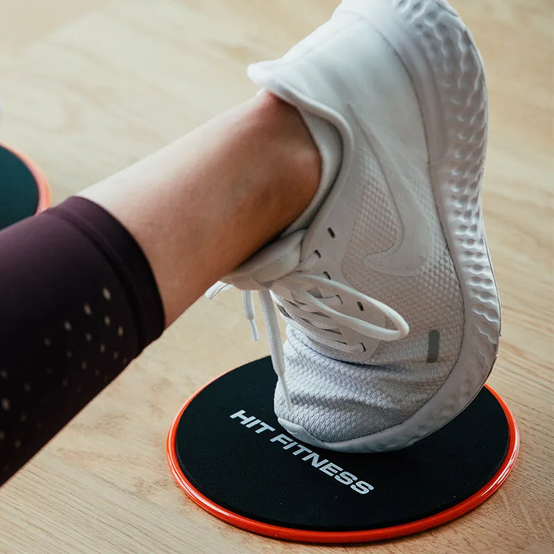 Hit Fitness Premium Core Sliders, Air Bikes