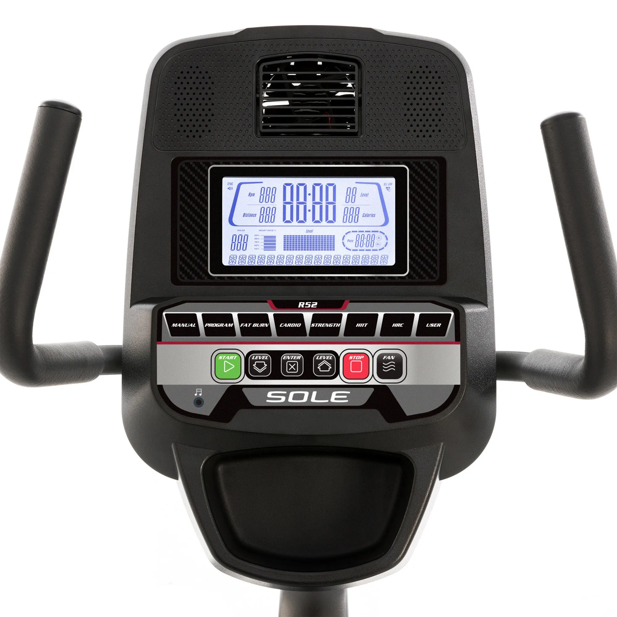 SOLE R52 Recumbent Cycle, Treadmill for home, Vertical climber machine, Climbing,Battle Ropes