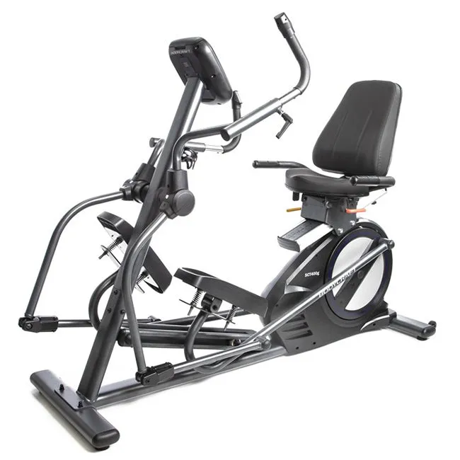 SCT400G SEATED CROSSTRAINER, Spin bike with monitor