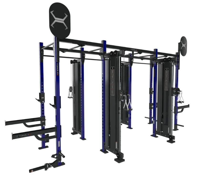 TORQUE Fitness FOOT 14x4 Monkey Bar Cable Rack, GPS running watch, Steps,Decks, Stair Climbers