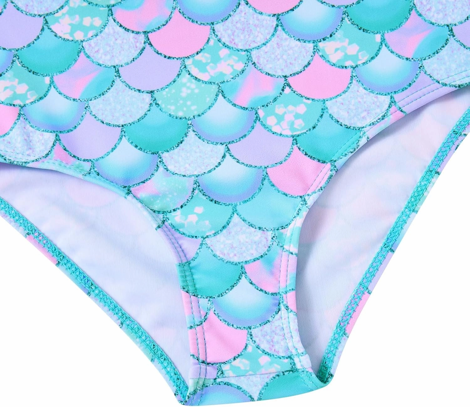 Yousie Girls Swimsuit One Piece Tropical Kids Bathing Suit Swimwear Adjustable Swim Dress 5-9 Years