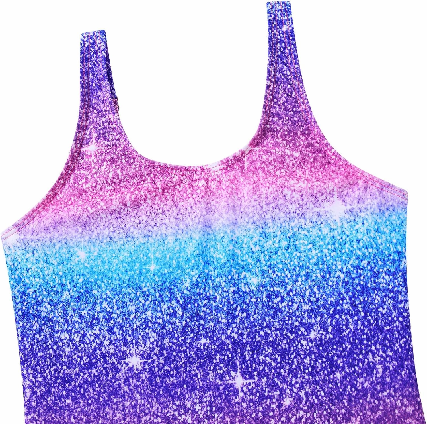 Yousie Girls Swimsuit One Piece Tropical Kids Bathing Suit Swimwear Adjustable Swim Dress 5-9 Years