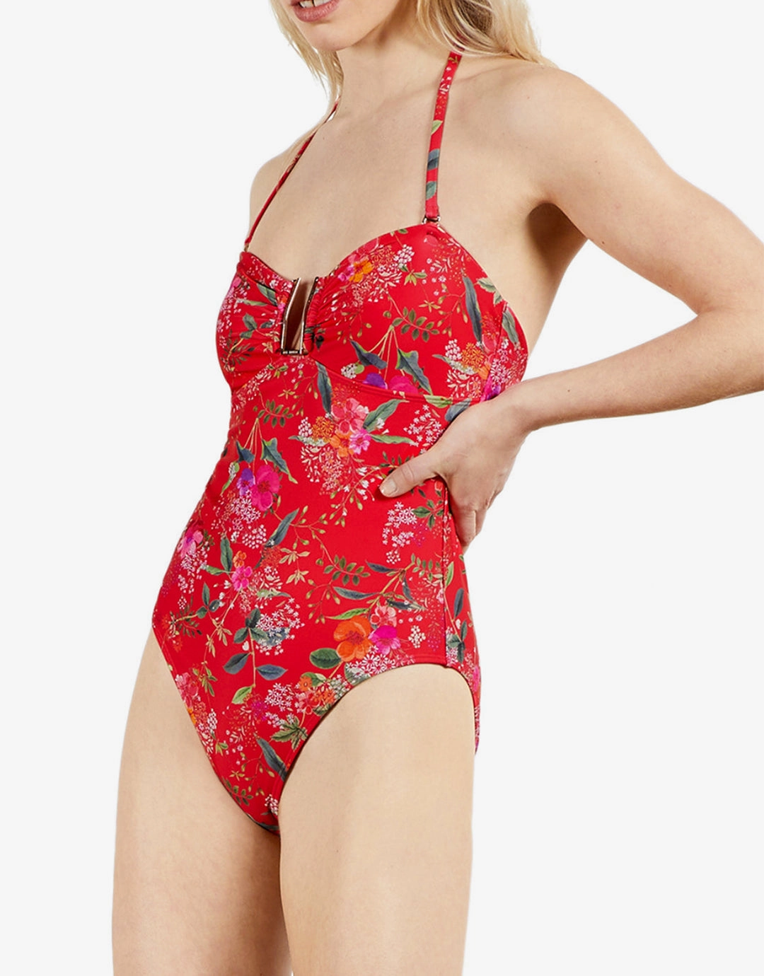 Yuliiaa U Bar Bandeau Swimsuit