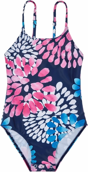 Zando Toddler One Piece Swimsuits Girls Beach Bathing Suit Kids Cute Swimwear Quick Dry 1-10 Years
